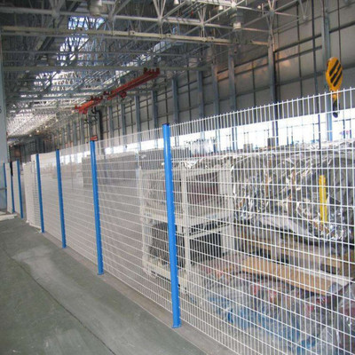 雄豐 重慶工廠隔離網車間圍欄網基坑護欄鐵絲網物流倉庫隔斷快遞分揀網